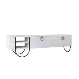 Hanah Home Soporte de TV Norfolk Blanco